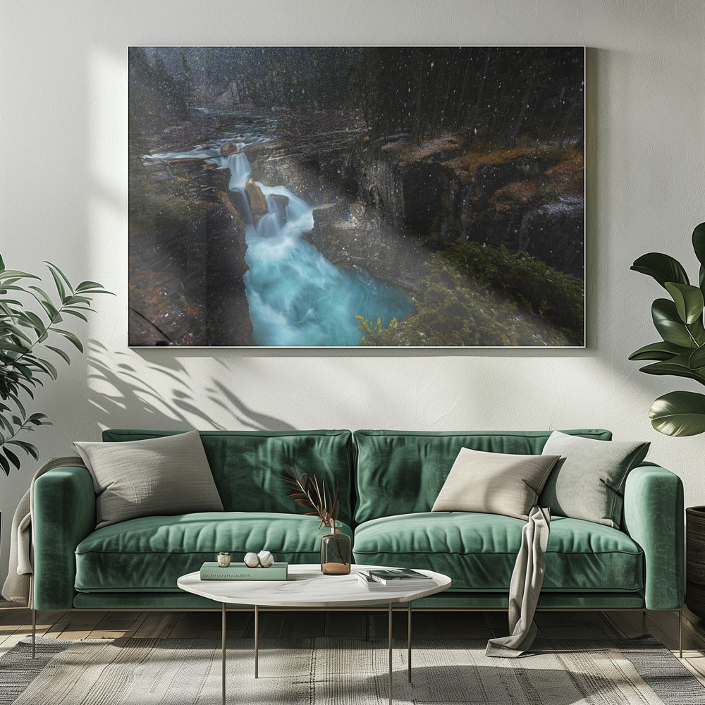 Wall art Surprise-20X16inches-In White Floating Frame