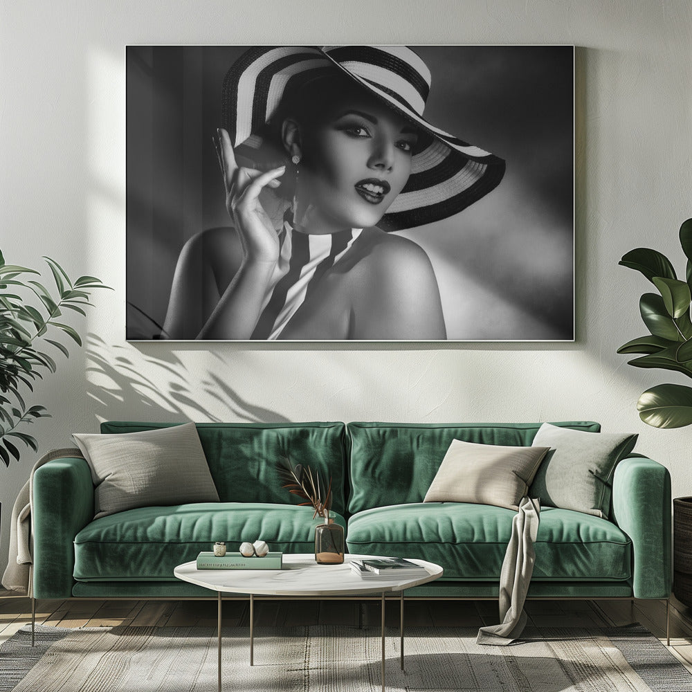 Artwork- Blackandwhite-34" x 22" Metalinches-Metal