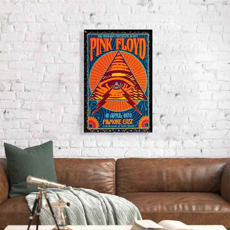 Pink Floyd the Wall Art- Vintage Music Poster