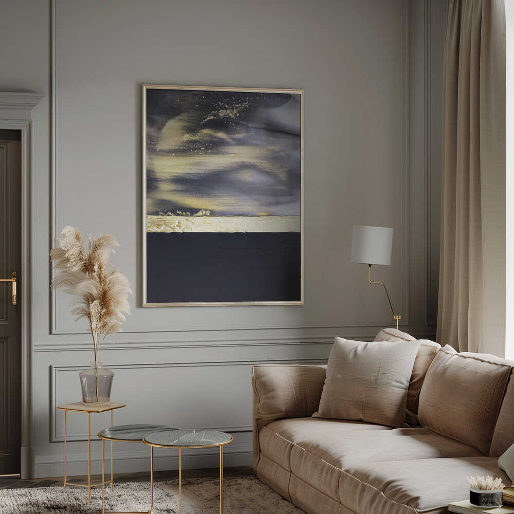 Wall art Gold Noir 2