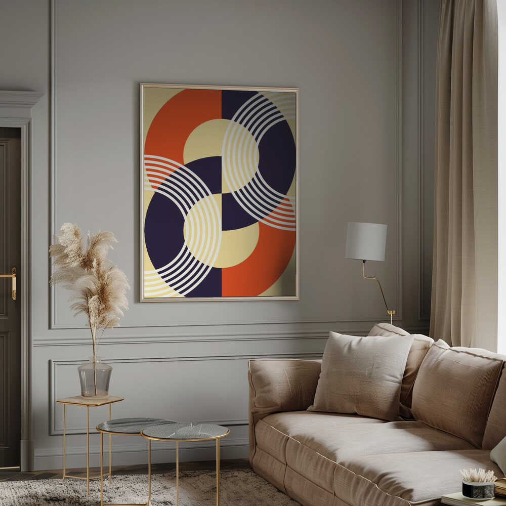 Wall art Interwoven Circles