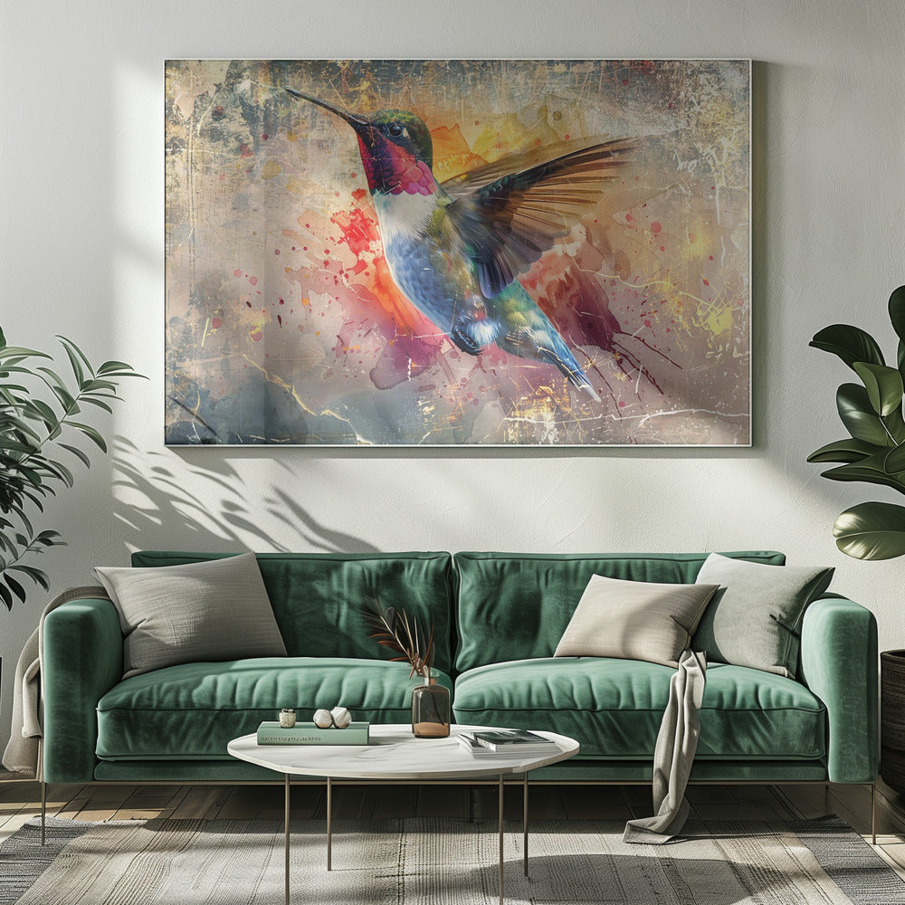 Artwork Bird Birds Animal Vintage Art Illustration Wallart 2020X16inches- White Frame