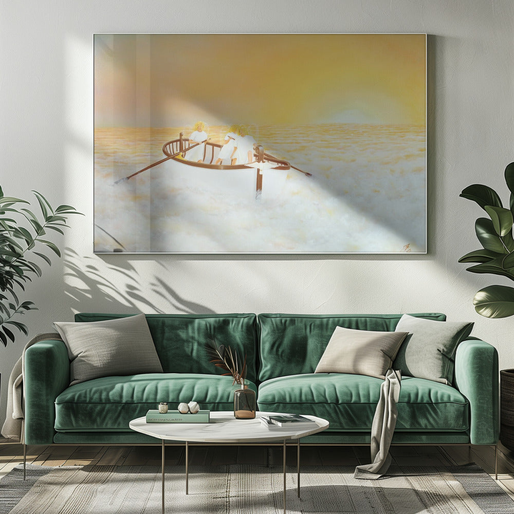 canvas prints Soul Searchers20X16inches- White Frame