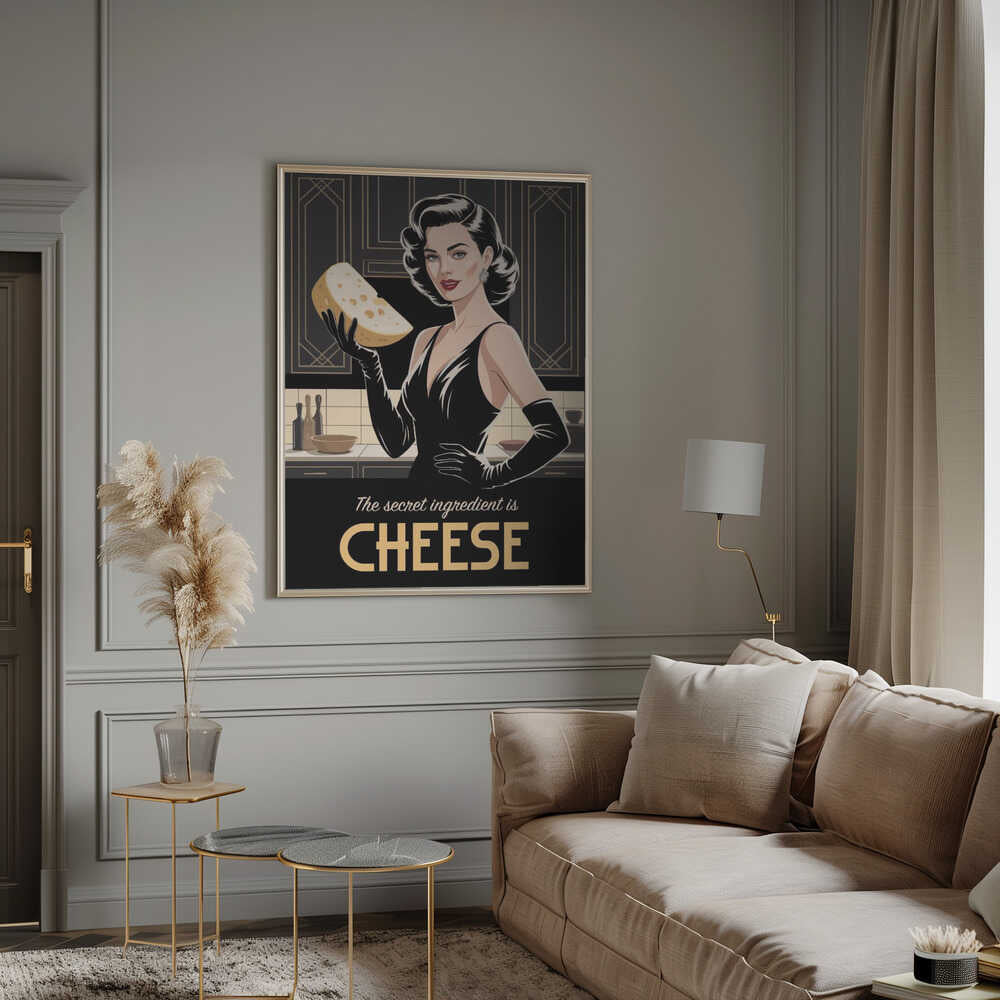 Wall art Cheesy Elegance