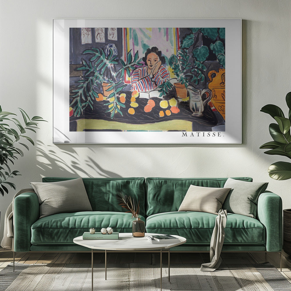 Artwork  Interno Con Vaso Etrusco 1940 -inches