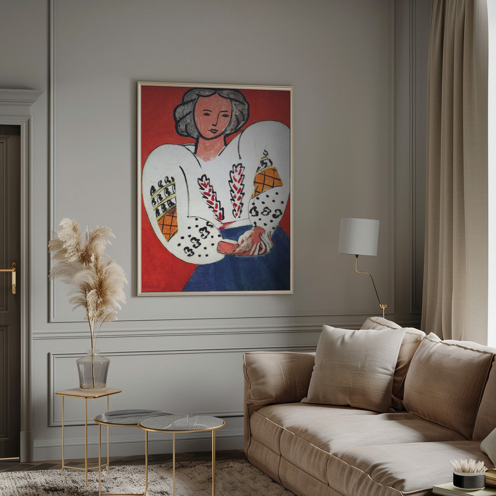 Artwork  La Camicetta Romena 1940 -inches