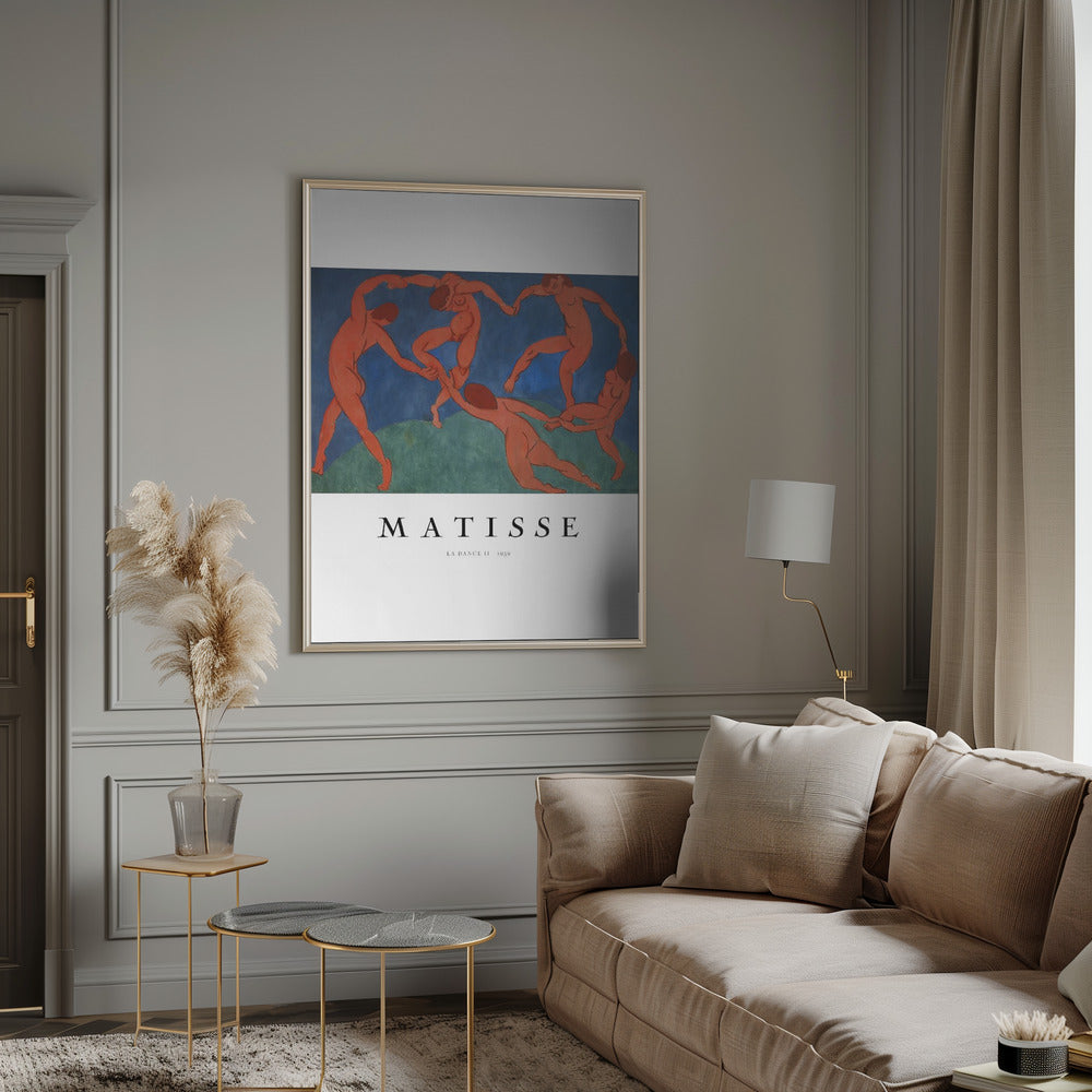 Artwork  La Danse II By Henri Matisse -inches