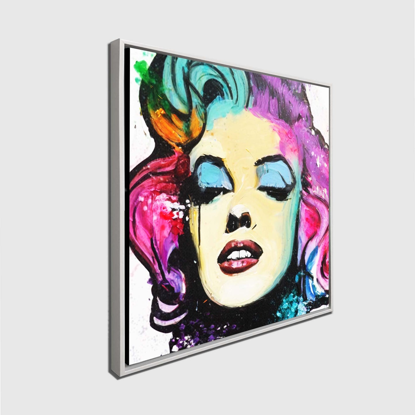 Marilyn in Urban Art-Wall decor-Canvas Art