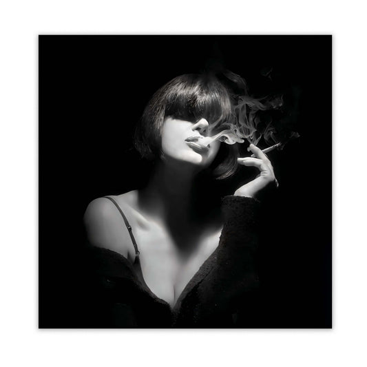 Fine Art Canvas-Mystery smoker-Wall Art Decor