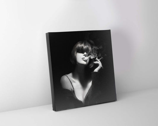 Fine Art Canvas-Mystery smoker-Wall Art Decor