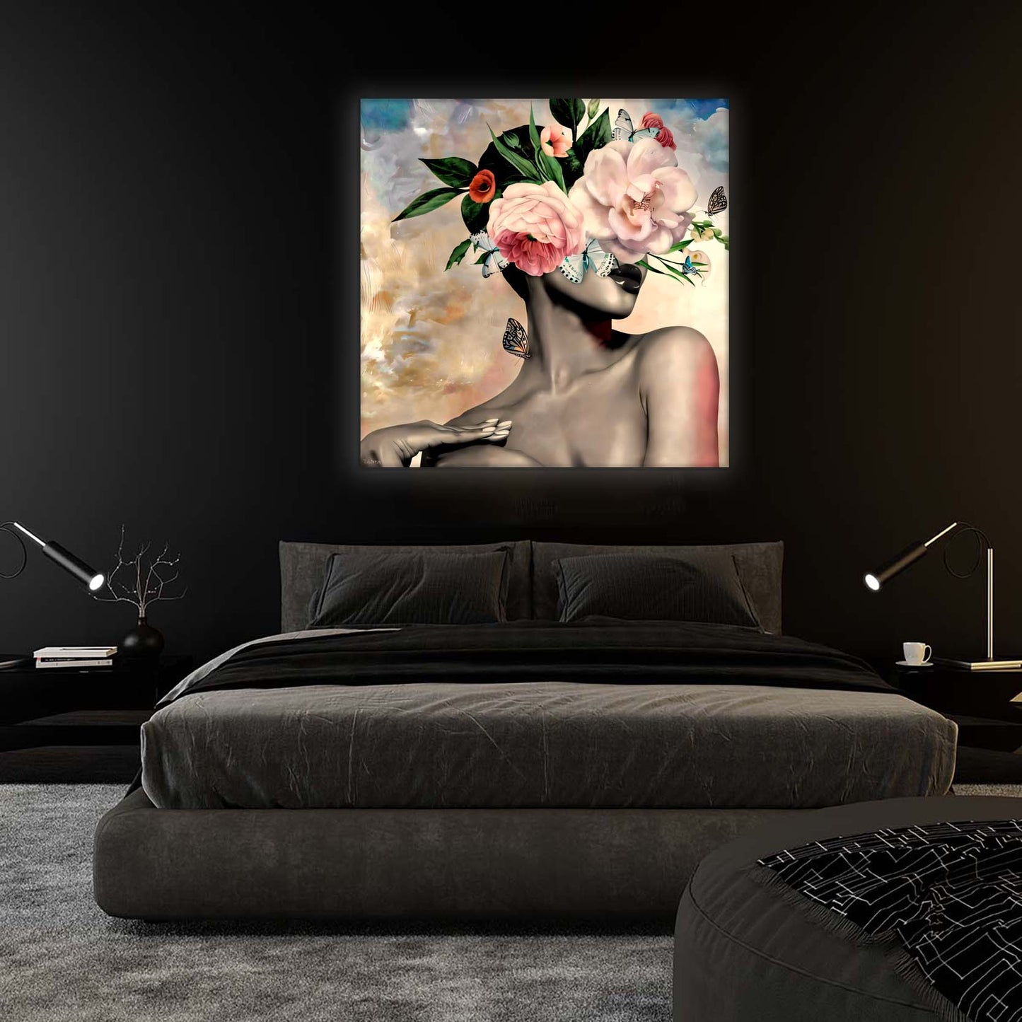 Flower Head- Fine Art Canvas