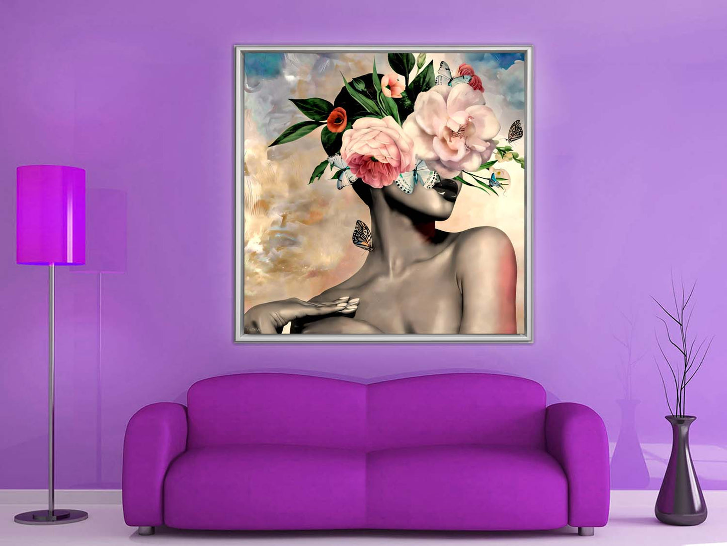 Flower Head- Fine Art Canvas