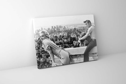 Canvas print Marilyn & Elvis - Fine Art Canvas- Wall Art Decor