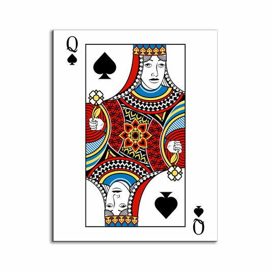 Wall art-Queen of Spades-Modern Art