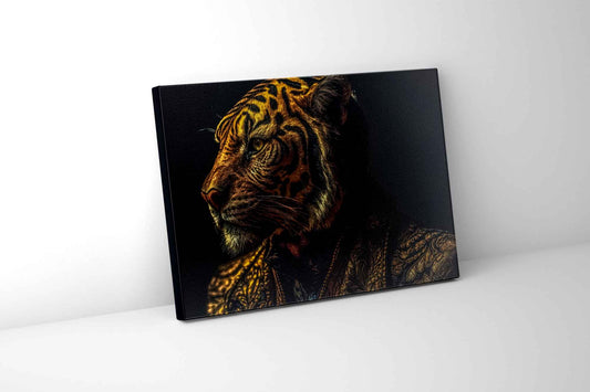 Wildlife Canvas-Emperor Tiger-Modern Art.