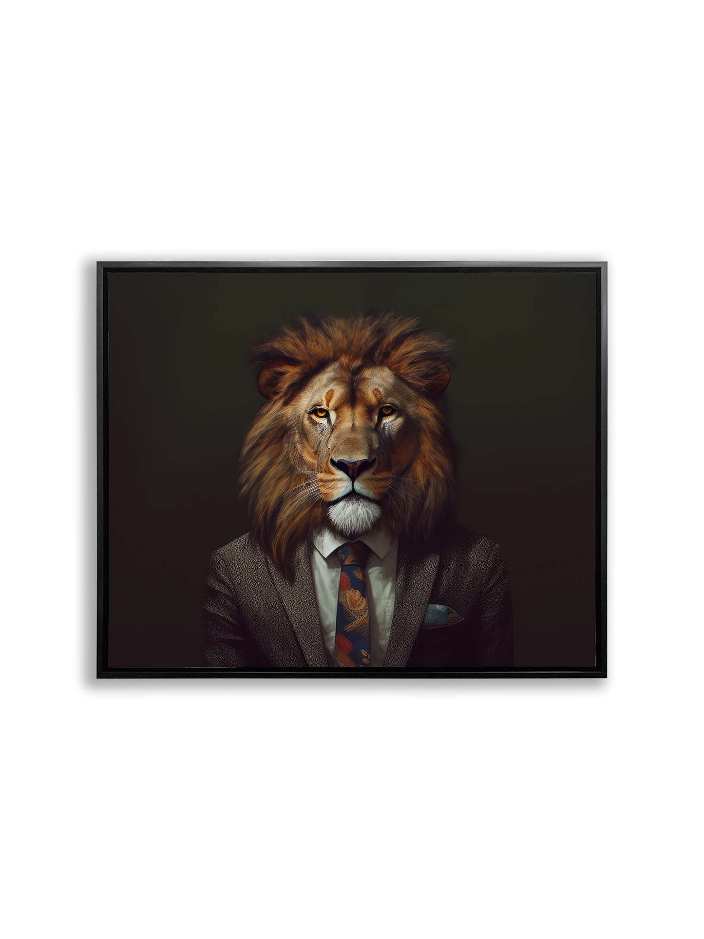 Wildlife Canvas Art - Boss Lion- Wall Decor