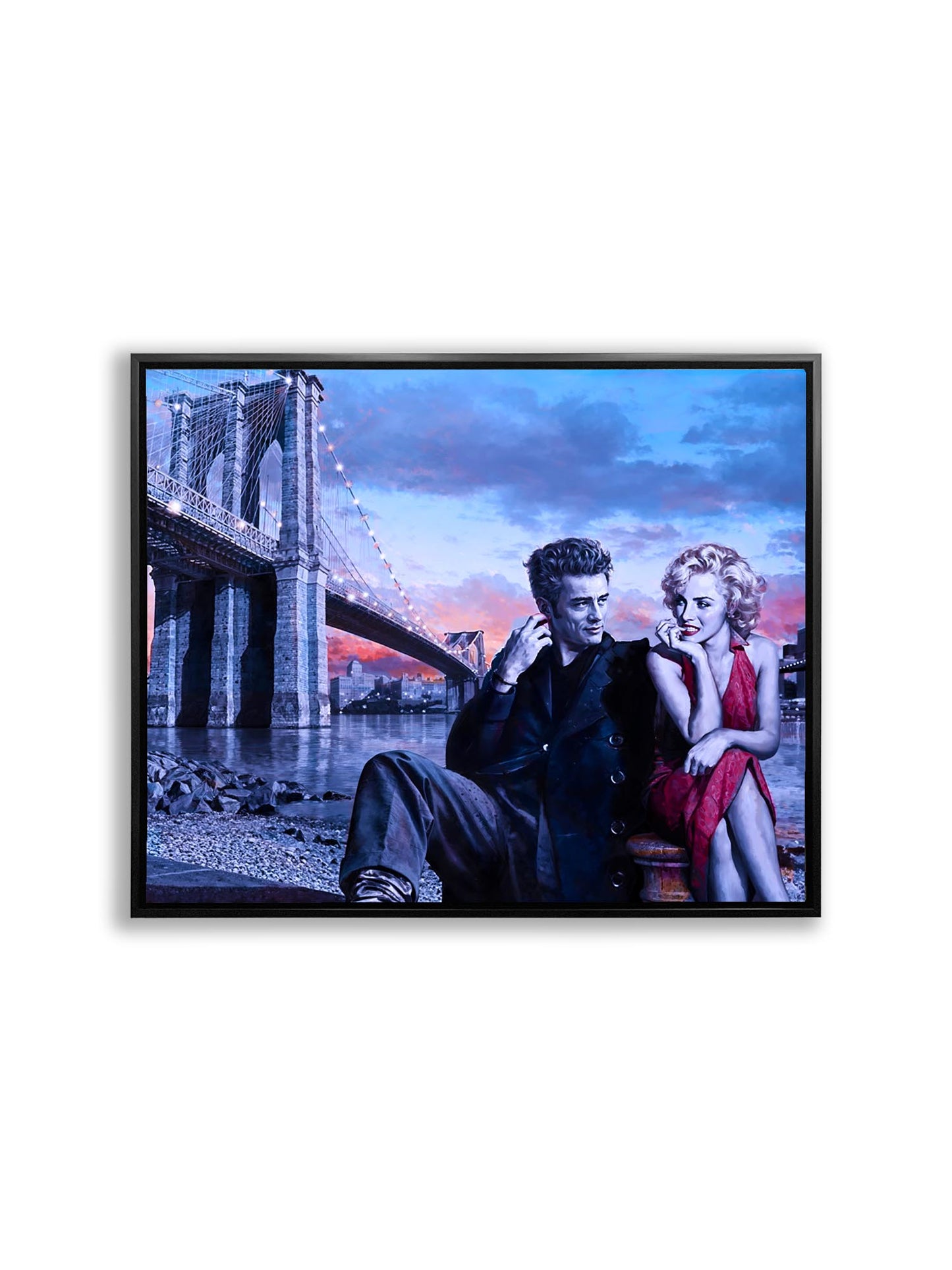 Dean and Marilyn - Wall decor - Canvas Fine Art