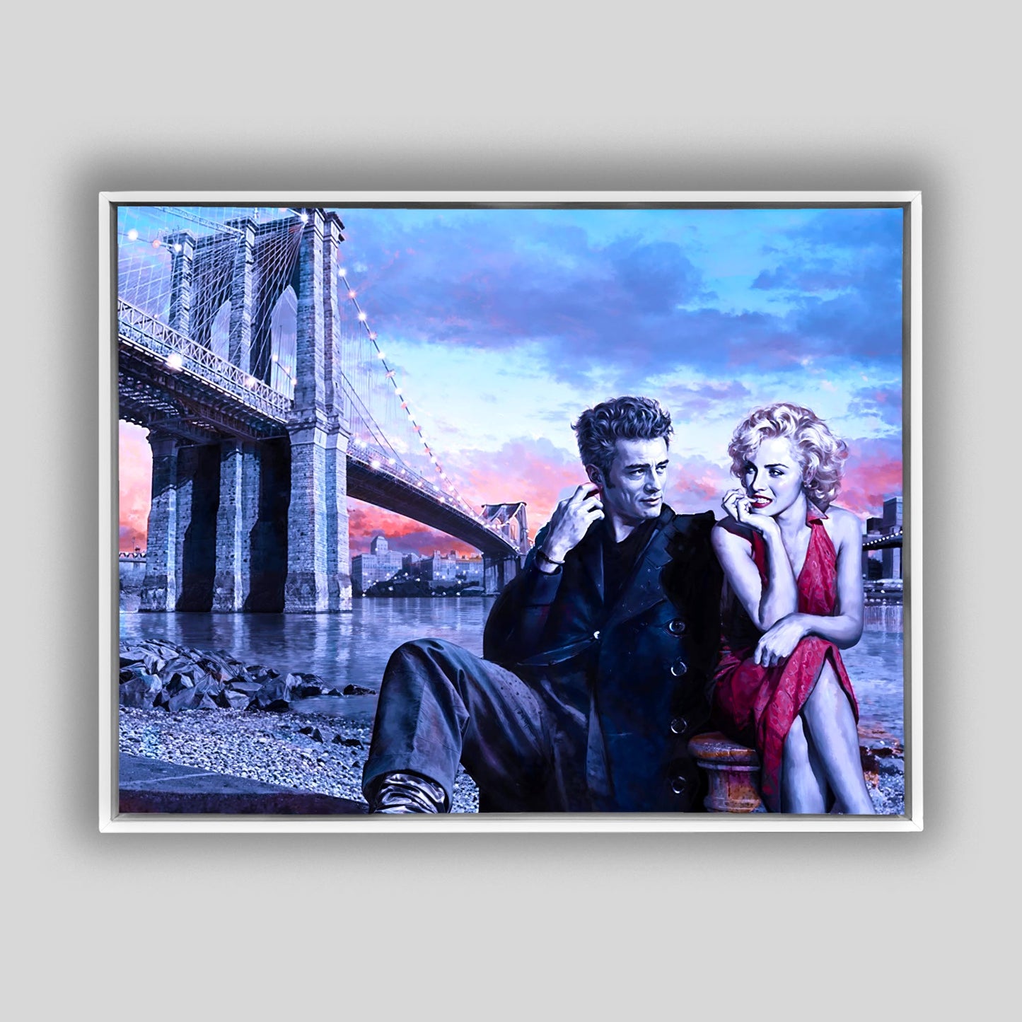 Dean and Marilyn - Wall decor - Canvas Fine Art