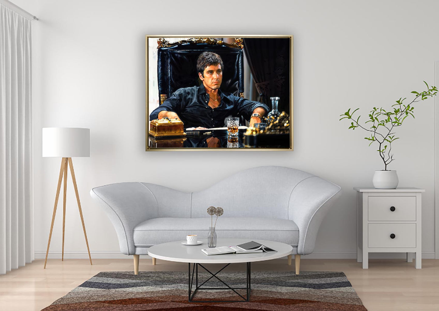 Scarface art - Canvas Print Wall Art Decor-Scene Movie