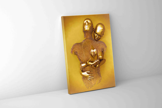 AI Love 36" x 48" Fine Art Canvas Wall Decor