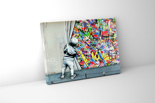 Wall Art Grafitti  -Canvas Printed-Artwork Decor