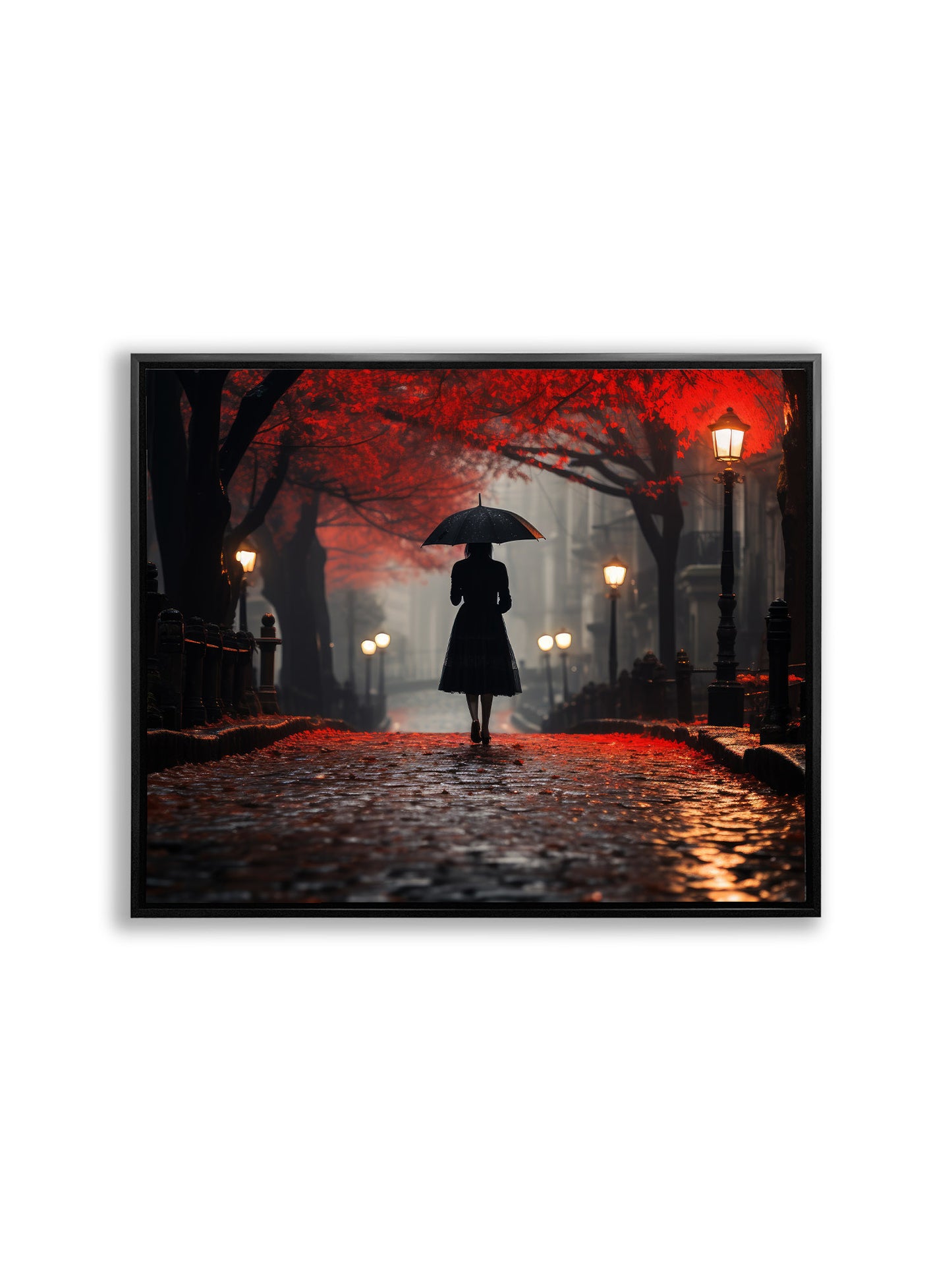 Detailed Illustration 48" x 36" Fine Art Canvas