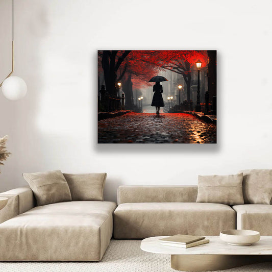 Detailed Illustration 48" x 36" Fine Art Canvas