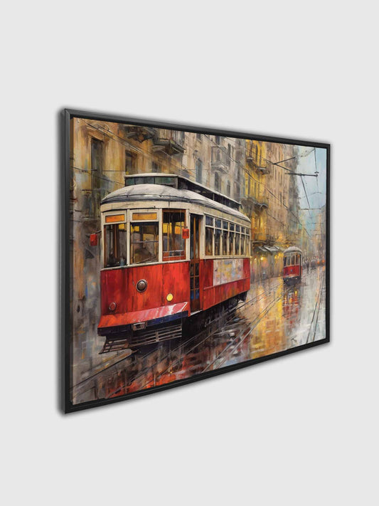Vintage Street Car/Tram 48" x 36"