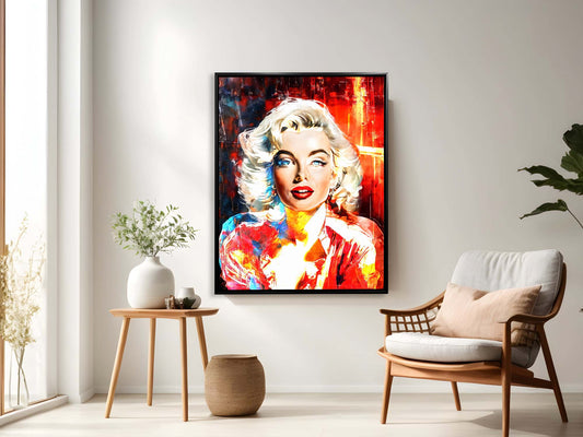 "Captivating Marylinn Monroe" 36" x 48" Fine Art Canvas