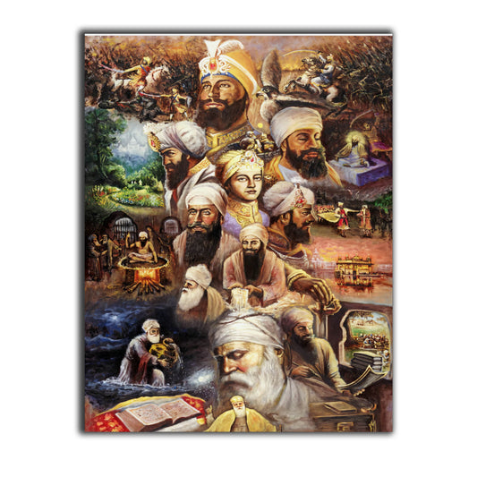 Gurus Fine Art Canvas 36" x 48" Wall Artwork 0