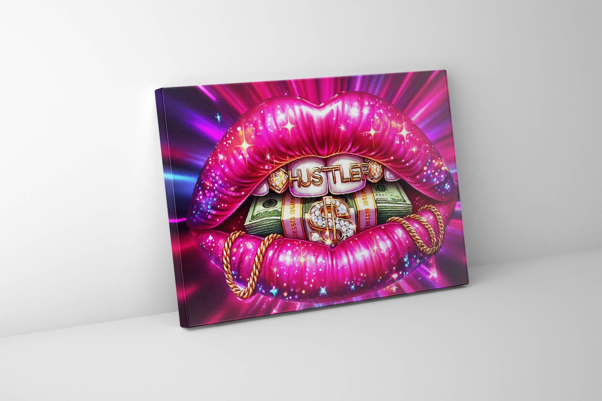 " Hustle" 48" x 36" Fine Art Canvas Print Wall Artwork 0