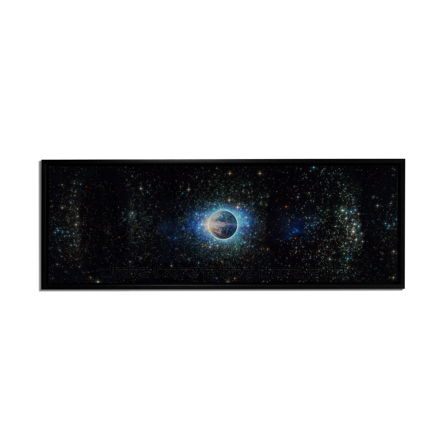 Wal Art-Where there is love there is Life-Canvas Print