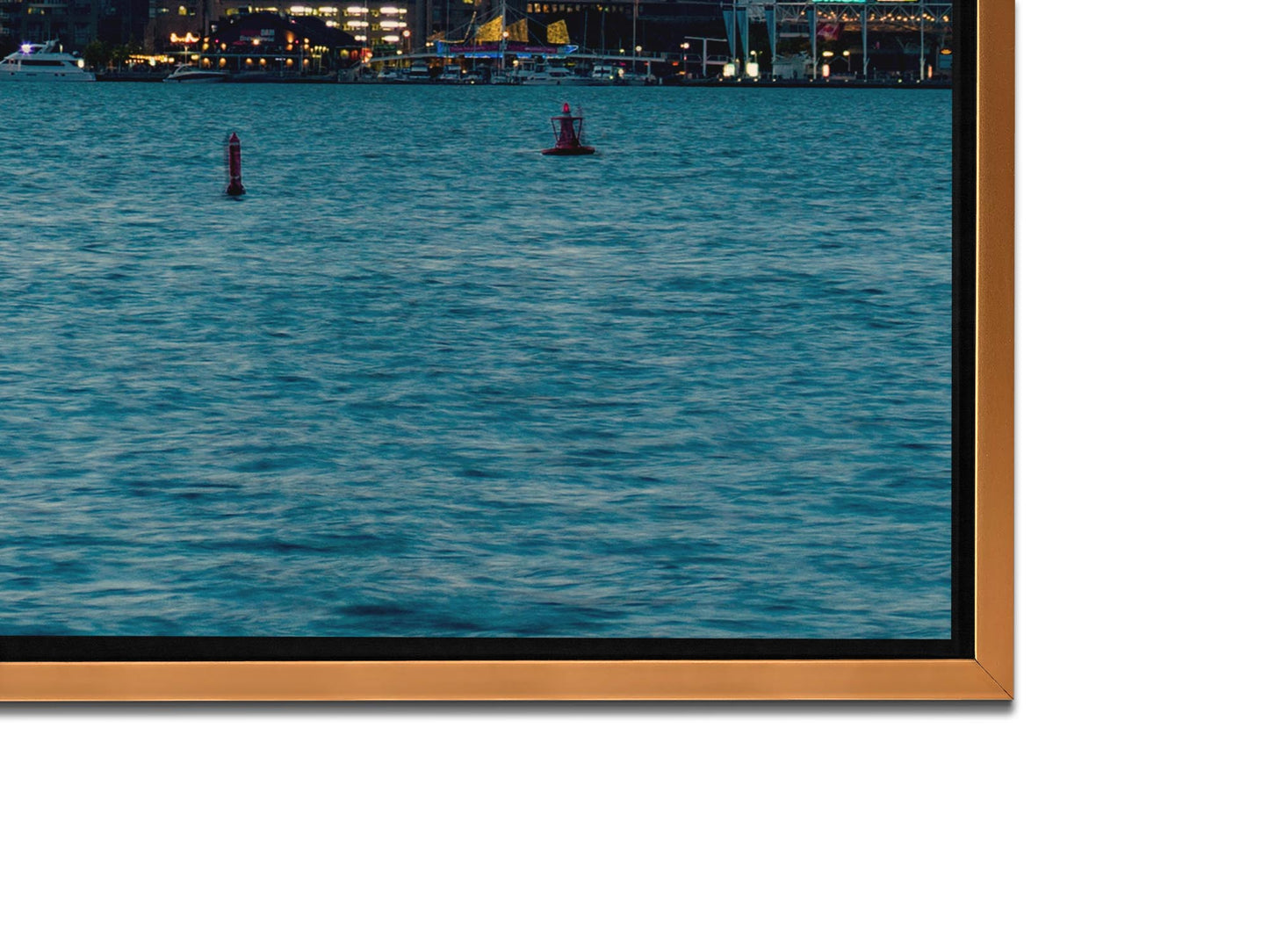 Green CN Tower Toronto Skyline- Canvas Wall Decor