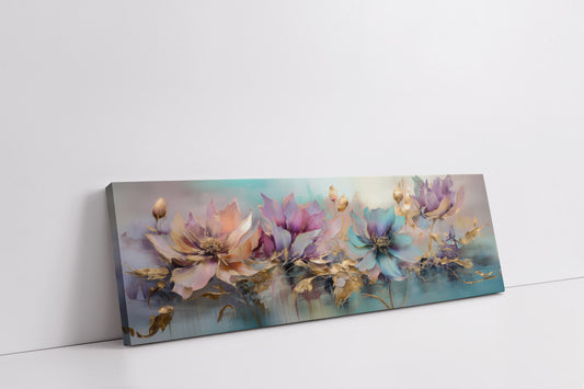 Flowers Canvas Art - Floral Symphony-Wall decor