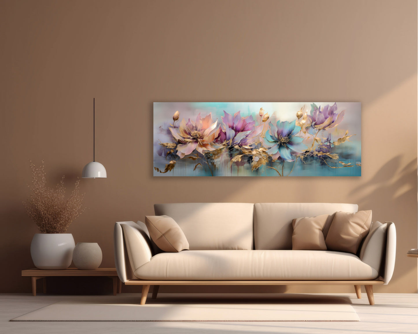 Flowers Canvas Art - Floral Symphony-Wall decor