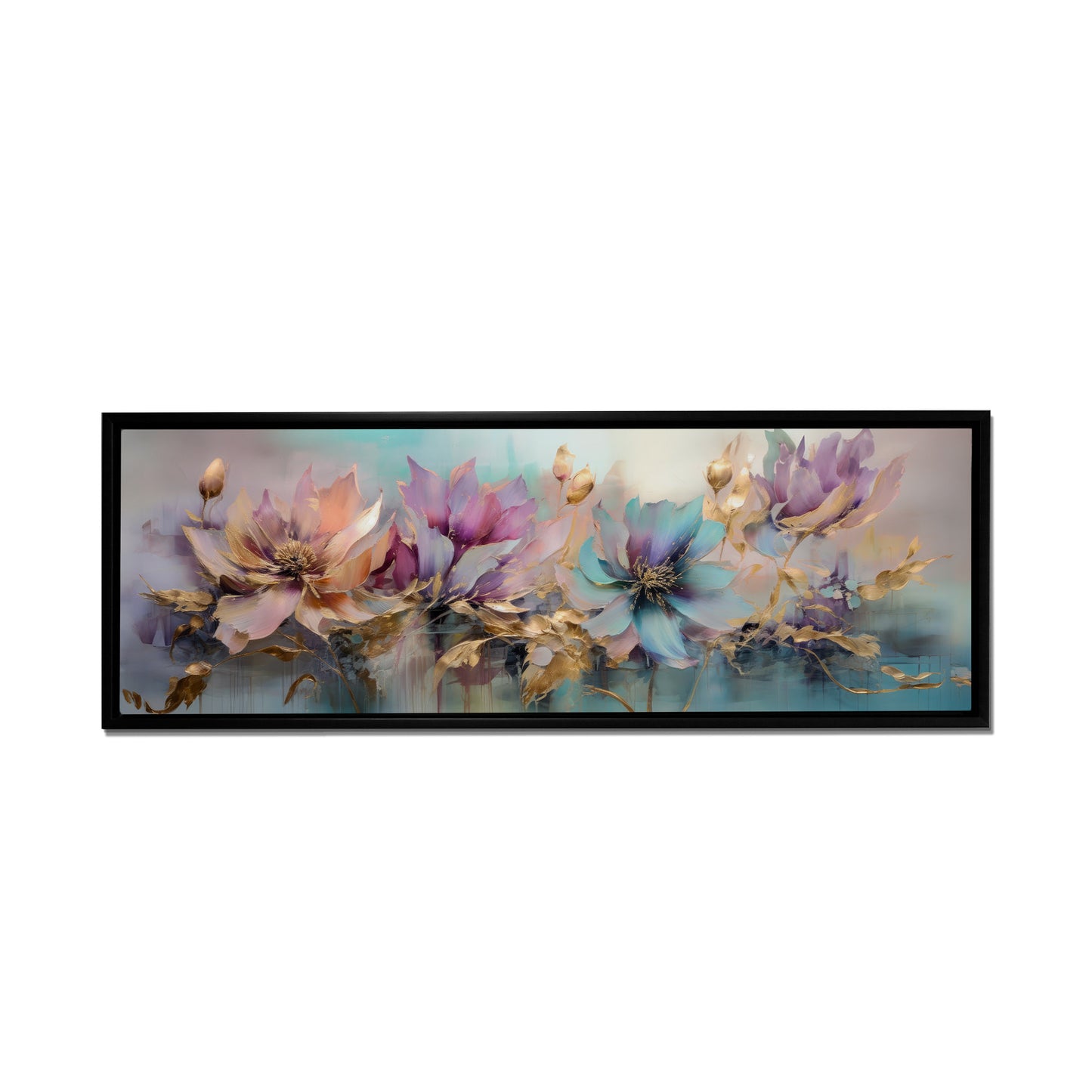 Flowers Canvas Art - Floral Symphony-Wall decor