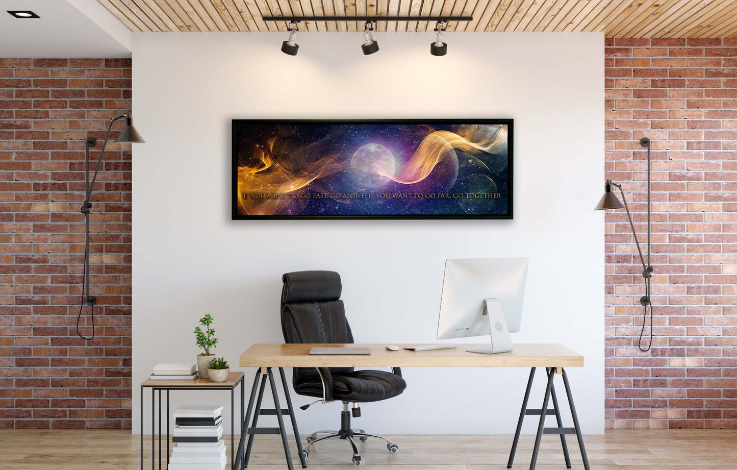 Inspiration Quote-Large Canvas Wall art- Fine Art-