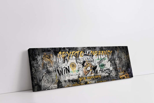 Wall art-Bitcoin Pop art-Canvas Printed