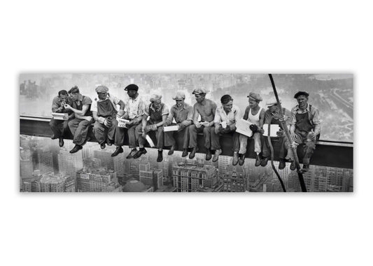 Wall art-Iconic " Lunch" photograph-Canvas Printed