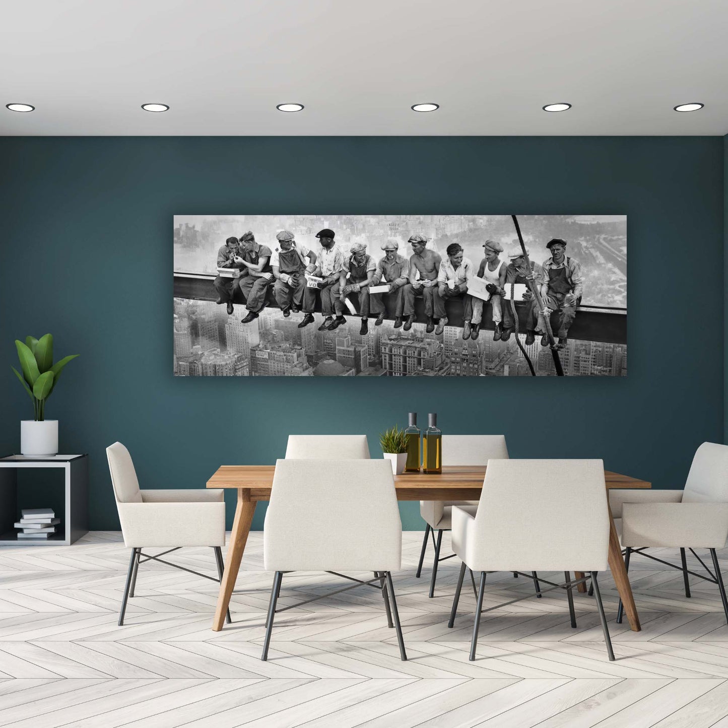 Wall art-Iconic " Lunch" photograph-Canvas Printed