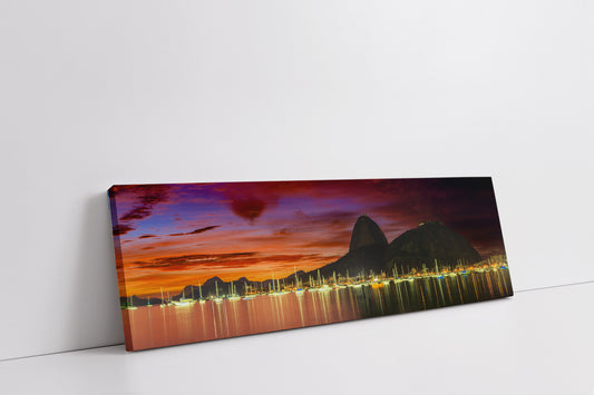 Copacabana Sugarloaf Mountain Brazil 72" x 24"