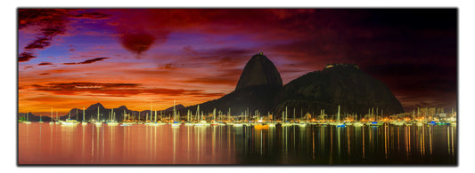 Copacabana Sugarloaf Mountain Brazil 72" x 24"