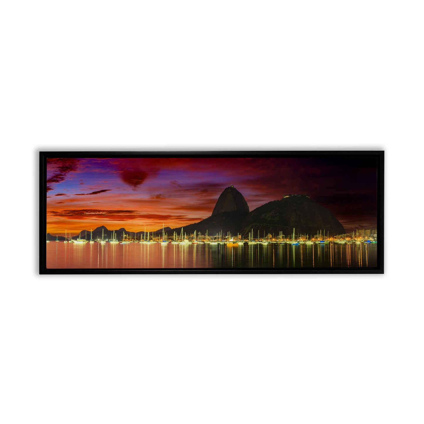 Copacabana Sugarloaf Mountain Brazil 72" x 24"