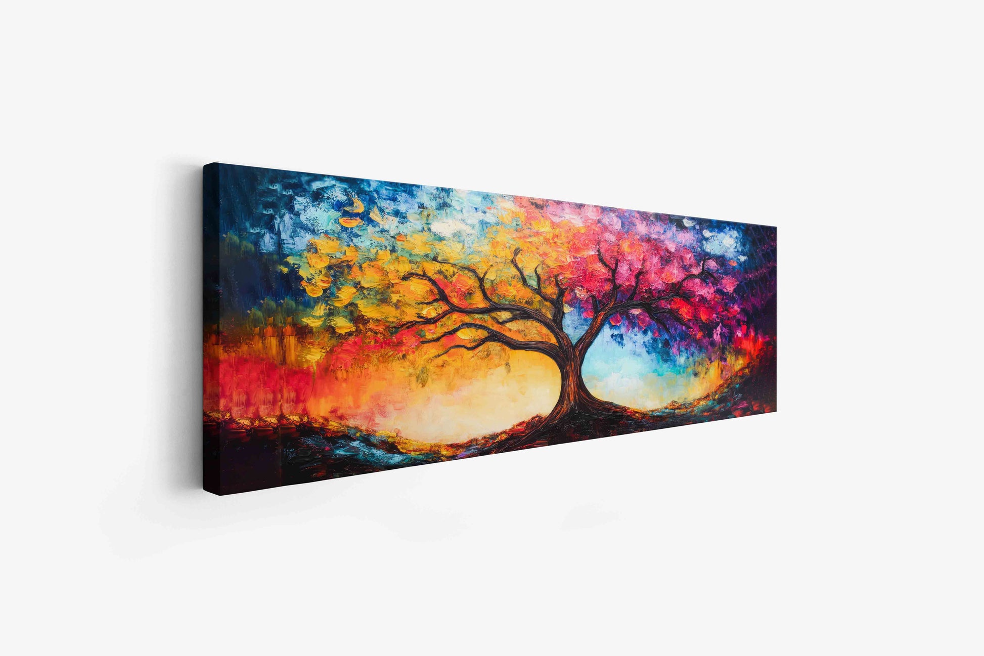Vibrant Autmn Tree 72" x 24" Wall Artwork 0