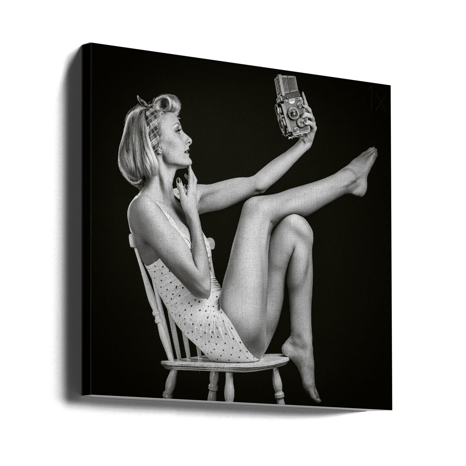 Artwork- Vintage Selfie-inches-