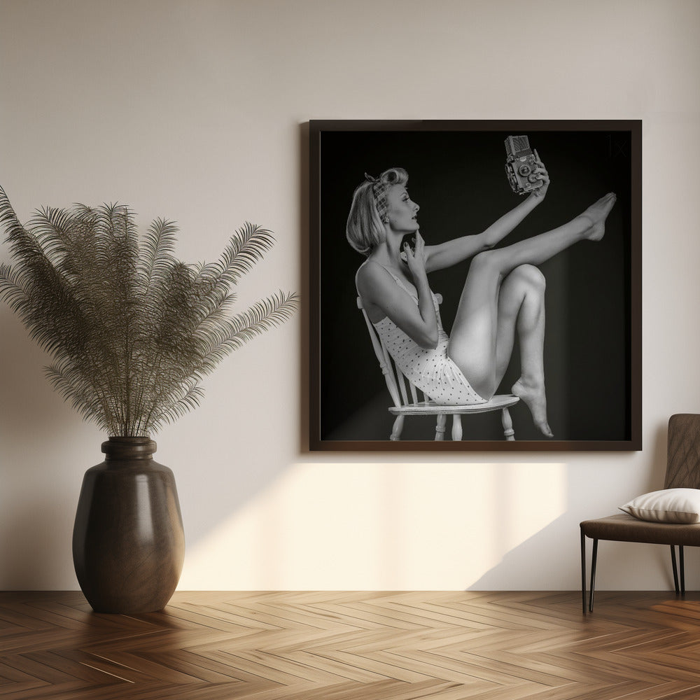 Artwork- Vintage Selfie-inches-