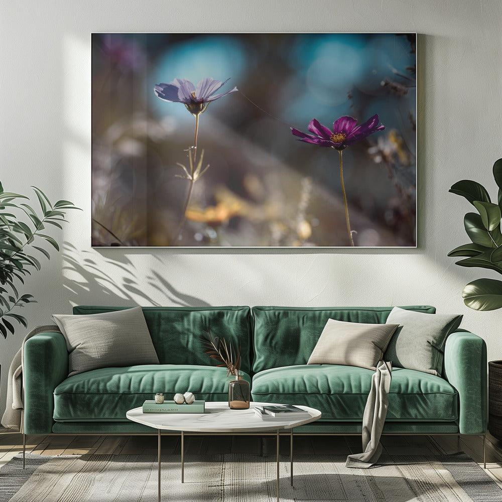 Artwork Le lien20X16inches- White Frame