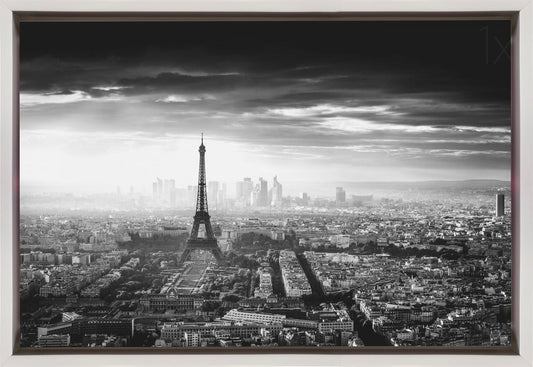 Paris Wall Artwork In Black Floating Frame