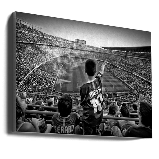 Artwork Cathedral of Football36X24inches- Unframed