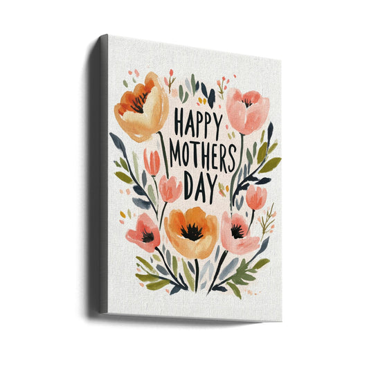 canvas prints Happy Mothers Day24X36inches- Unframed
